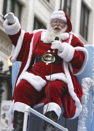 Santa Jeff in McDonald's Thanksgiving Parade Chicago Nov. 25, 2010