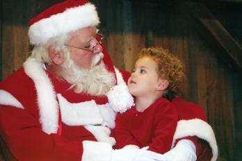 Santa eyes - Photo by Jill Groff